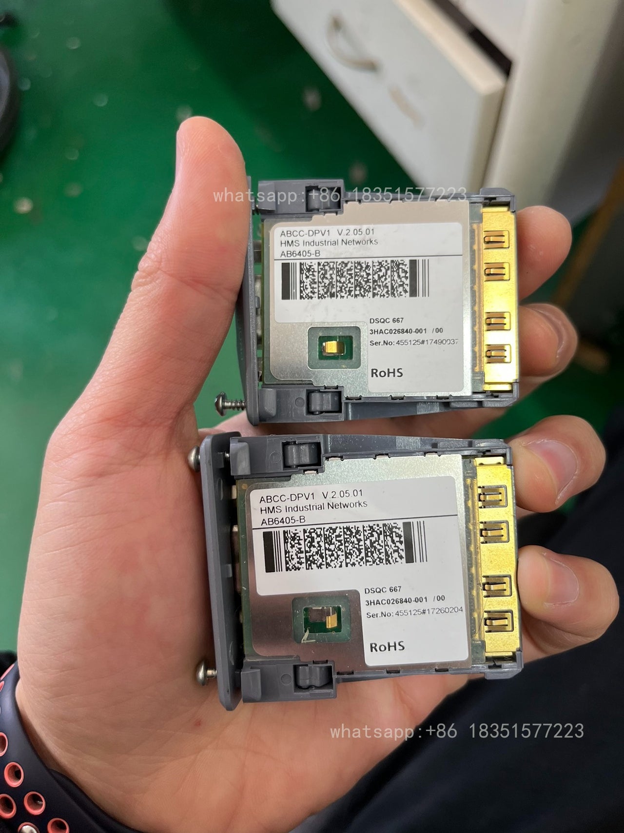 1PC USED Anybus ABCC-DPV1 AB6200-B Bus Card