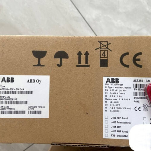 Inverter ACS355-03E-01A2-4 3P AC 380V~480V 0.37KW