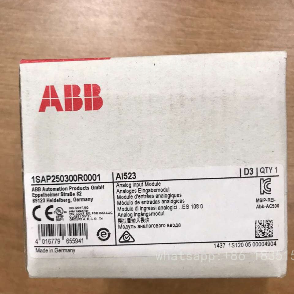 NEW LISTINGAI523 1SAP250300R0001 Analog Input Module New