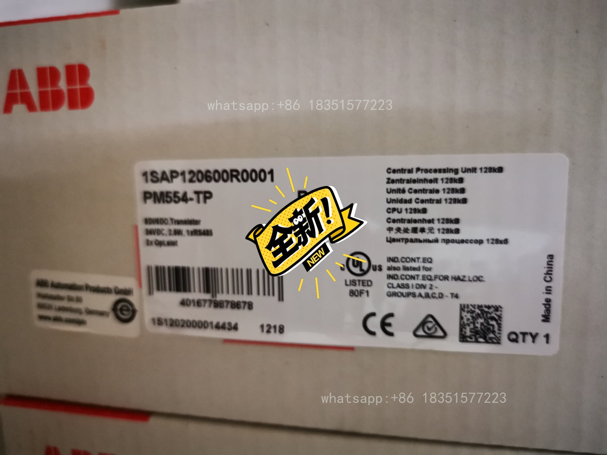 PM554-TP 1SAP120600R0001 AC500 PLC Controller