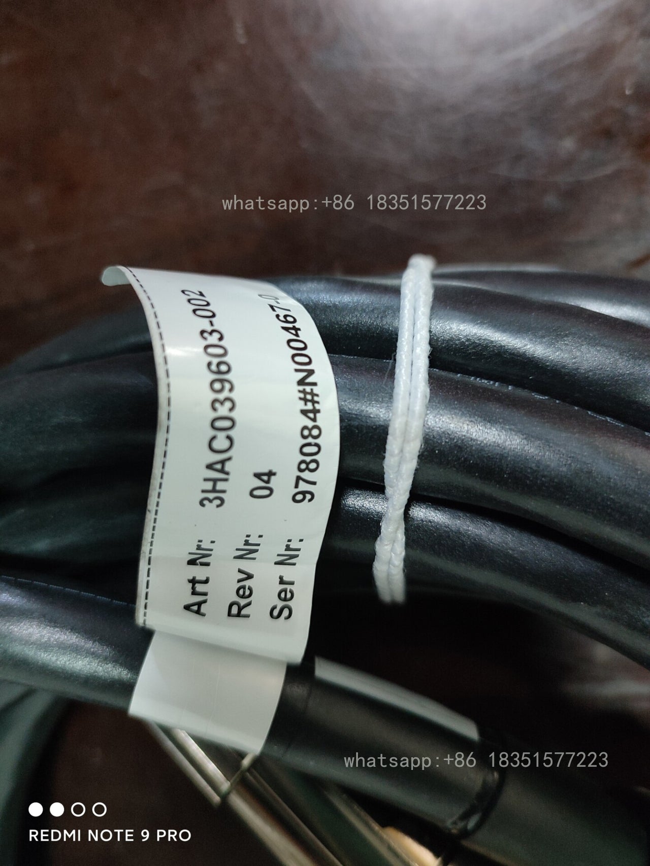 3HAC039603-002 Robot Power Cable Box-Motor 7M