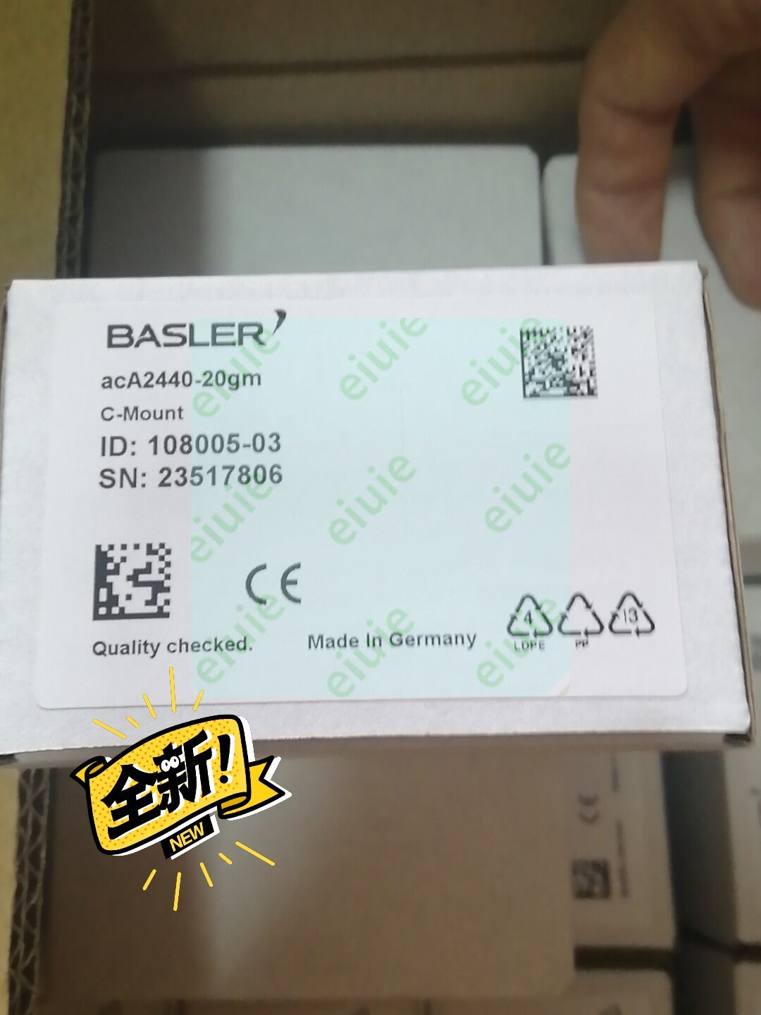 AcA2440-20gm Unused stock in original packaging for factory spares