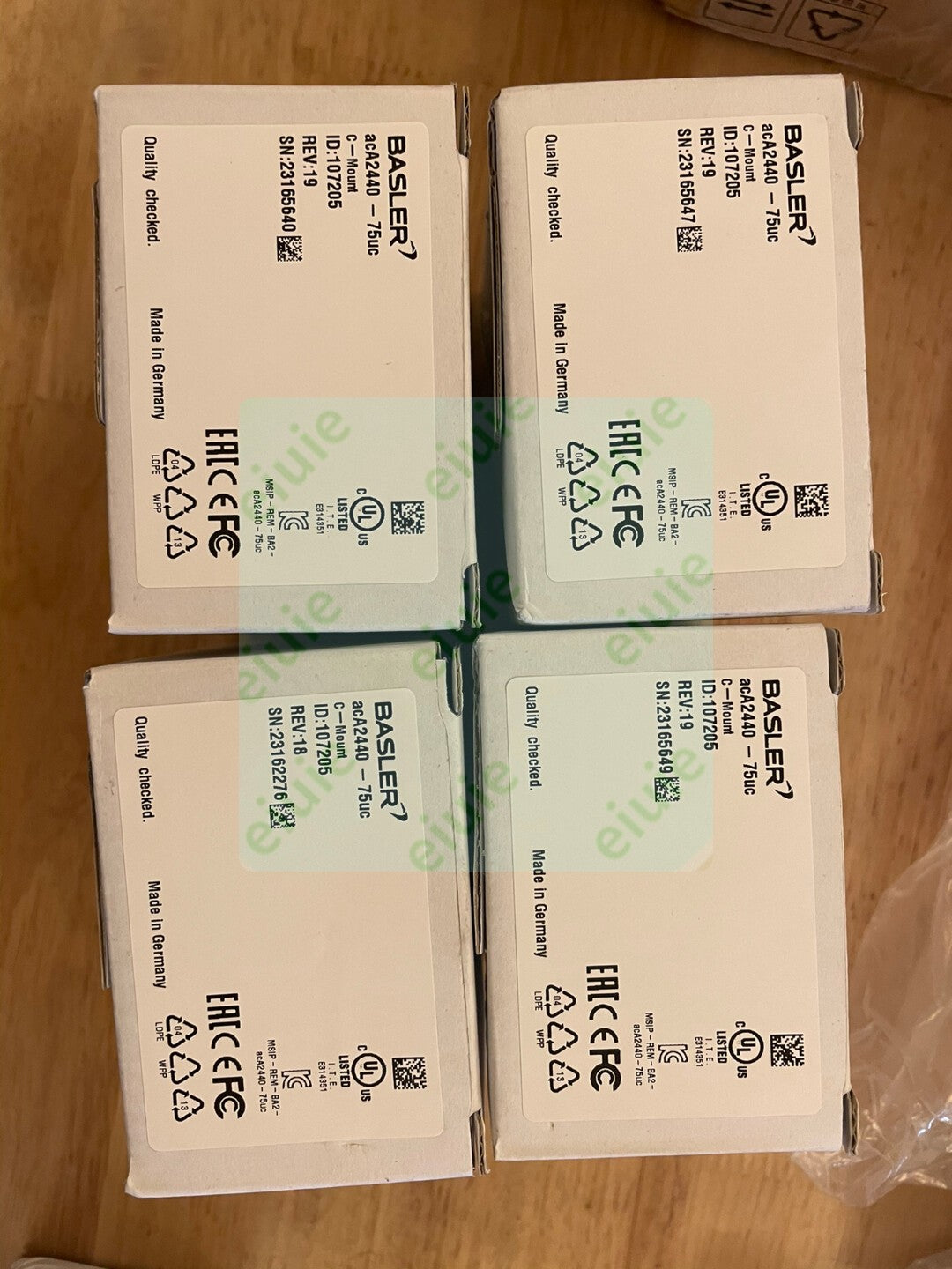 AcA2440-75uc Unused stock in original packaging for factory spares