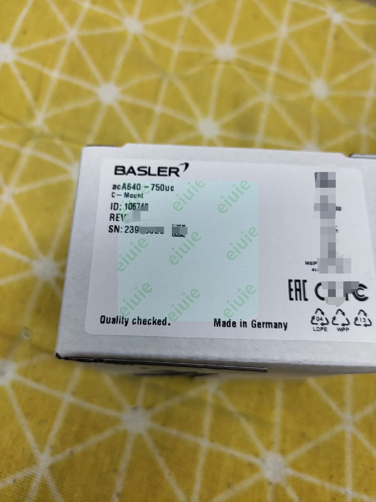 AcA640-750uc(Used) Tested in Good Condition 90-Day Warranty